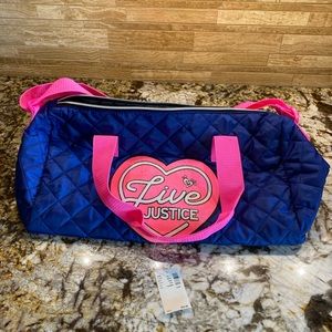 Justice girls NEW tote bag!  Perfect for summer!!